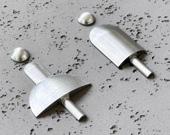 Modern Aluminum Restroom Sign: Customizable Office & Commercial Decor