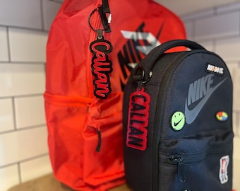 Personalized Acrylic Keychain | Backpack Name Keychain | Custom Name Tag | Diaper Bag Tag | Lunch Box Tag | Name Keychain | Personalized Bag