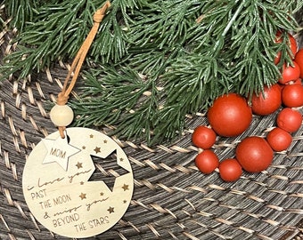 Loved One Memorial Ornament - Personalized Memorial Christmas Ornament - Sympathy Gift - Loved One Keepsake  - Loss of Loved One Ornament