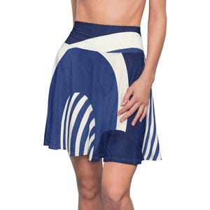 Stylish Women&#39;s Skater Skirt, AOP Fashion, Trendy Summer Skirt, Casual Skater Outfit, Unique Gift for Her