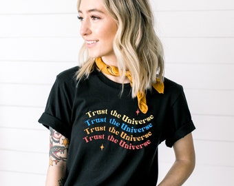 Trust the Universe Shirt | Retro Spiritual Tee
