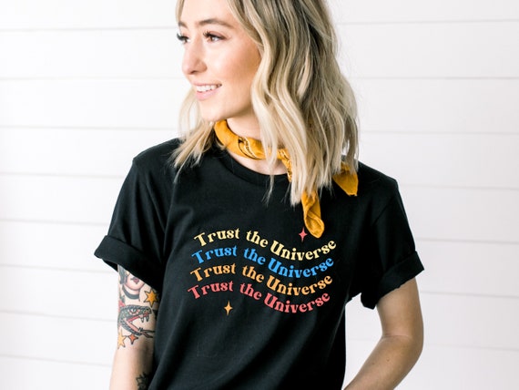 Trust the Universe Shirt Law of Attraction Shirt Spiritual Tee Retro Manifestation Shirt Universe Shirt Witchy Shirts Etsy Australia