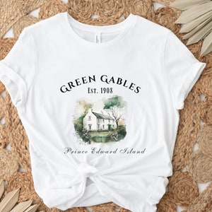 Anne of Green Gables Est. Shirt, Book Lover Gift, Green Gables T-shirt, Anne with an E, Gift for Readers, Est. 1907 Prince Edward Island