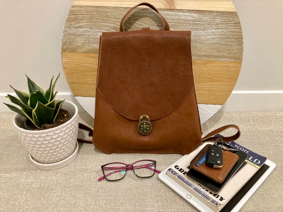 Daily Backpack Bag Leather Rucksack Backpack Purse for Women