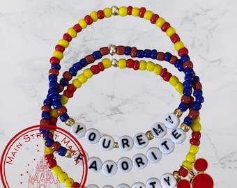 You're My Favorite Deputy Beaded Stack Bracelet