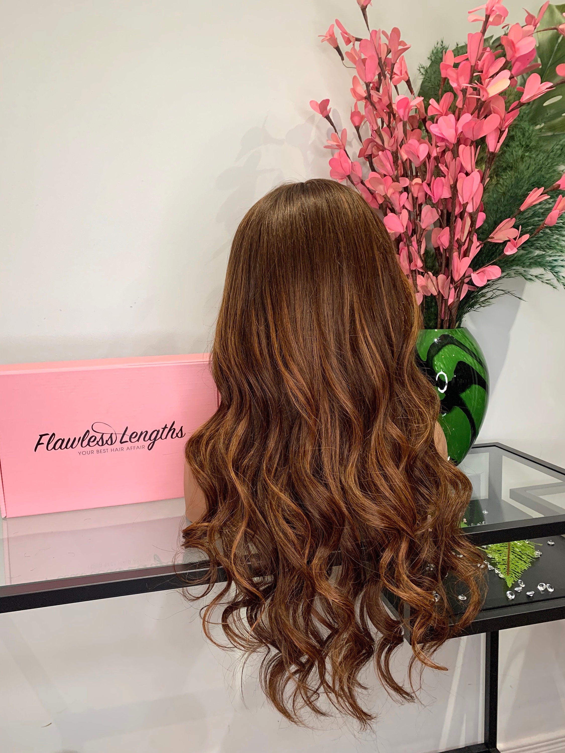 Copper wig Freepart lacefront 20 inch wig 2019 Copper Straight 13x4 Transparent Lace Front Wig – Private Label main image 2