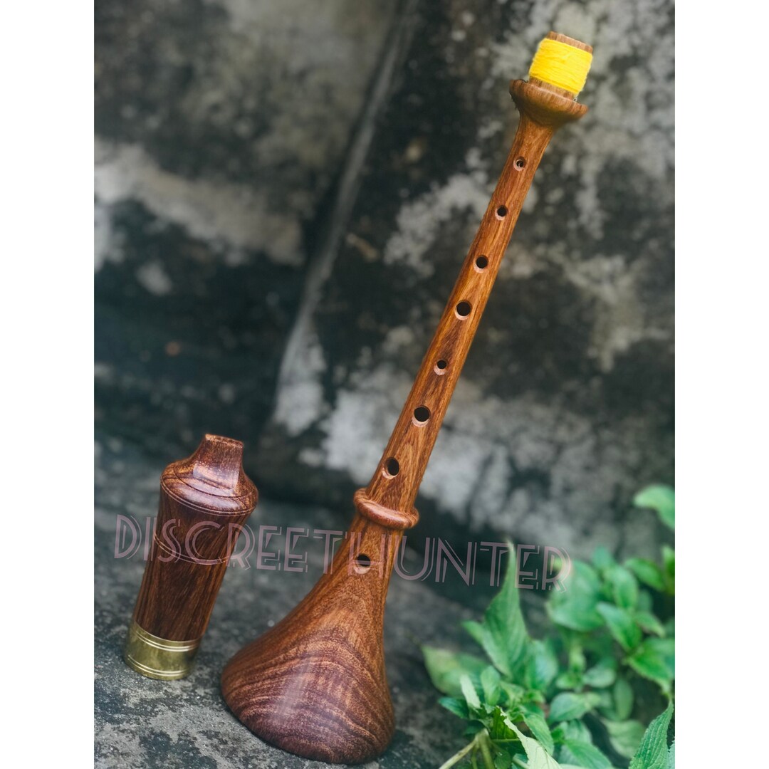 Handmade Rosewood RAUSCHPFEIFE Small Shawm Instrument A Wooden Etsy