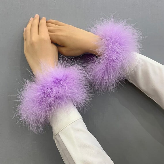 Ostrich Slap Ring Slap Bangle Wristband Feather Slap Bracelets Patting Circle Ha - Foto 8