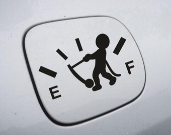 Autoaufkleber lustig Tankdeckel Witzig Sticker Aufkleber Gas Benzin Tuning Auto-Aufkleber Car