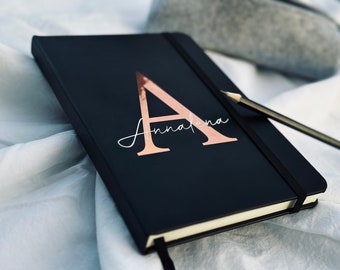 Notebook gepersonaliseerd A5-notitieboek met naam initialen Journal gepersonaliseerd cadeau voor vriendin Planner Lined Mom