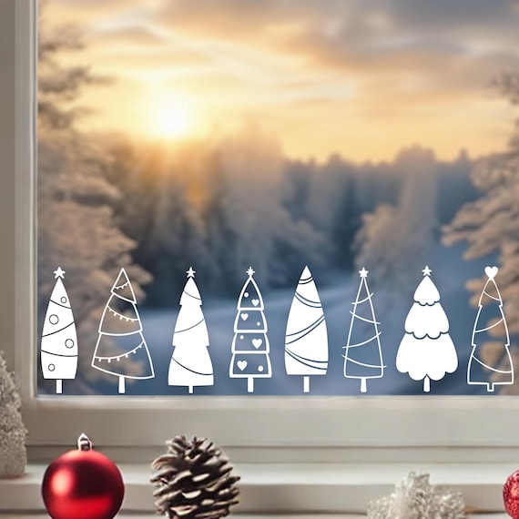 321pcs Christmas Window Decals - 9 Sheets Of Snowflakes, Winter & Holiday Designs For Glass Windows - View #12