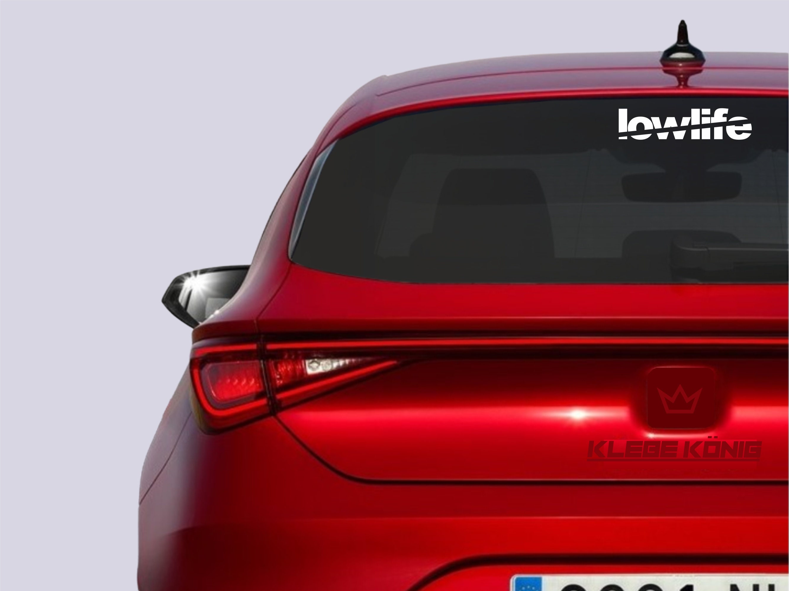 Uk Sticker Rear Window Car Stickers | Lowlife | Tuning Stickers | Window Stickers | Rear ...