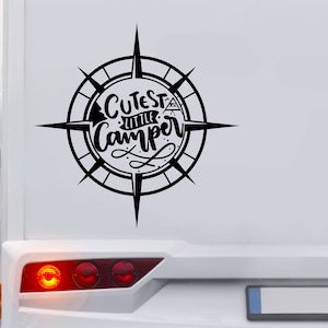 Kompass Cutest Camper Wohnmobil Wohnwagen Aufkleber Auto Caravan Van Sticker Autoaufkleber Womo Camper
