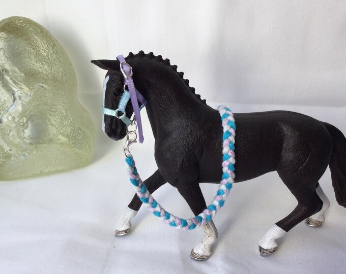 Pastel Handmade Schleich Horse Halter 112 Scale Etsy