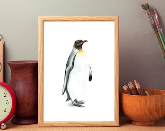 Emperor Penguin Art Print: Forsteri Wall Decor