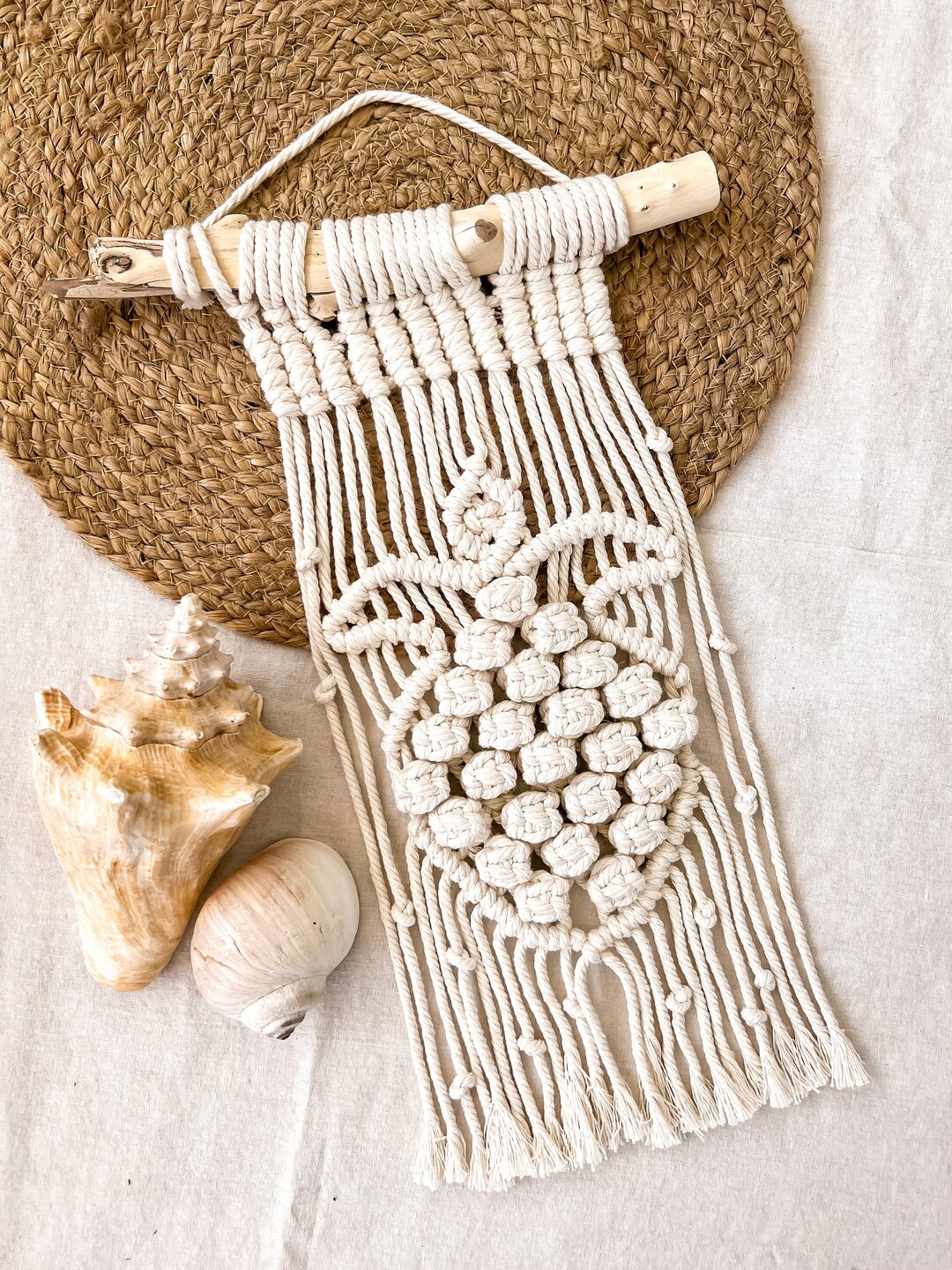 Macrame Turtle Wall Hanging Small Macrame Wall Art Wall Etsy