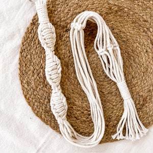 SWIRL Macrame Plant Hanger | Large Plant Hanger | Woven Plant Hanger | Boho Plant Hanger | Rustic Decor | Boho Decor | Plant Lover Gift