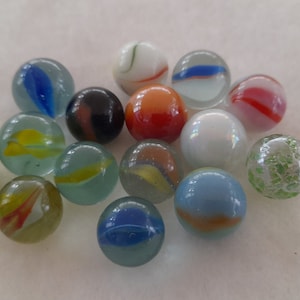 Vintage Marbles Collectable x 15