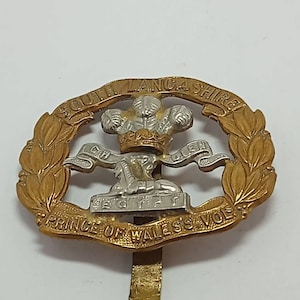 Vintage WWII South Lancashire Regiment Cap Badge South Lancashire Regiment Cap Badge