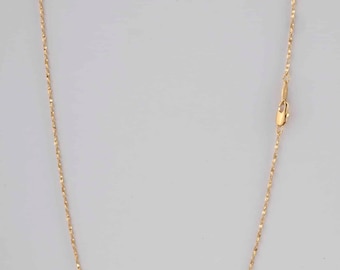 Twisted Nugget Chain, 24k Quality Gold Heavy Layered Chain