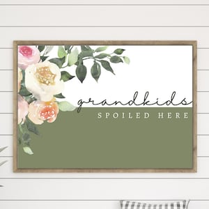 Grandkids Spoiled Here | Gifts for Grandma | Mothers Day Gift | Happy Mother&#39;s Day | Grandkids | Grandma gift | Gift for Mom | Grandchildren