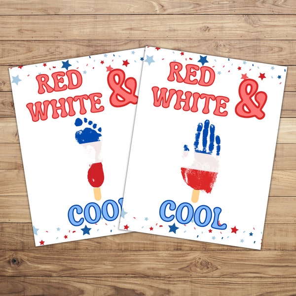 4th of July Handprint Art| 4th of July Activity| Preschool Activity| Fourth of July| Handprint painting| Kids Coloring Page| Footprint Art