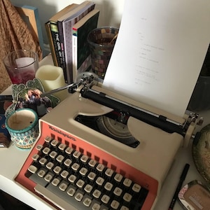 Personalised typewriter love poem (signed + mailed)