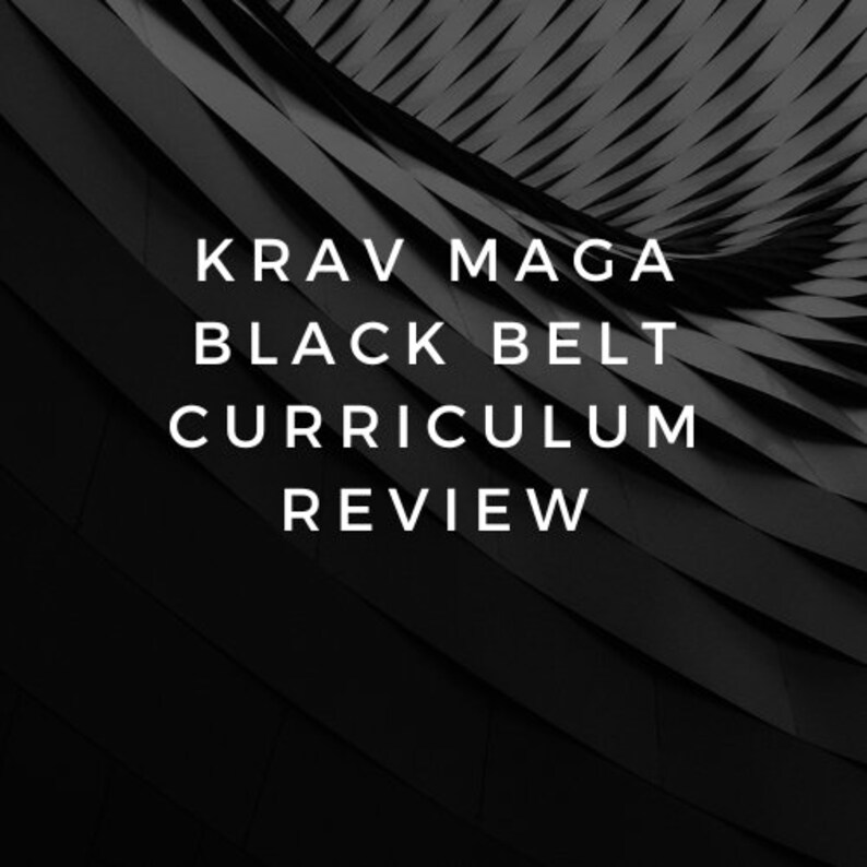 Krav Maga Flashcards, Krav Maga Black Belt Curriculum, Krav Maga