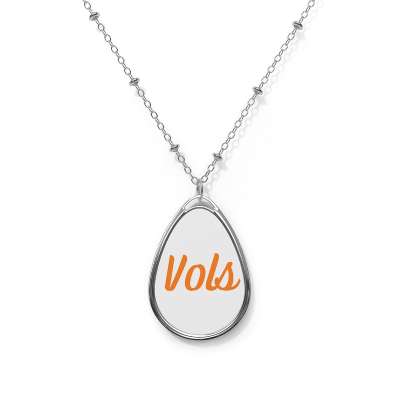Tennessee Vols Varsity Outline Necklace in Shiny Gold main image 1