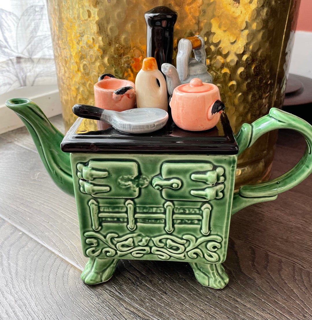 Vintage Decorative Stovetop Teapot Etsy