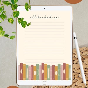 digitalt anteckningsblock, digital planerare, daglig planerare, agenda, anteckningsblock, organisatör, minimal, att-göra-anteckningsblock, goodnotes, procreate, pdf