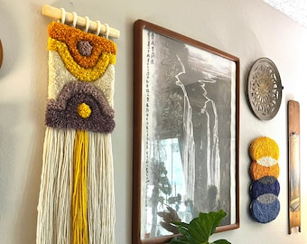 Complementary Tufted Wall Hanging
