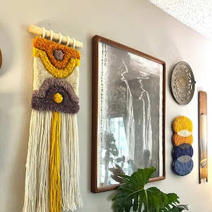 Complementary Tufted Wall Hanging