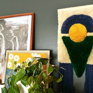 Abstract #2 tufted wall hanging