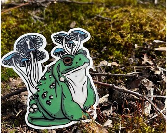 Mushroom Toad Sticker