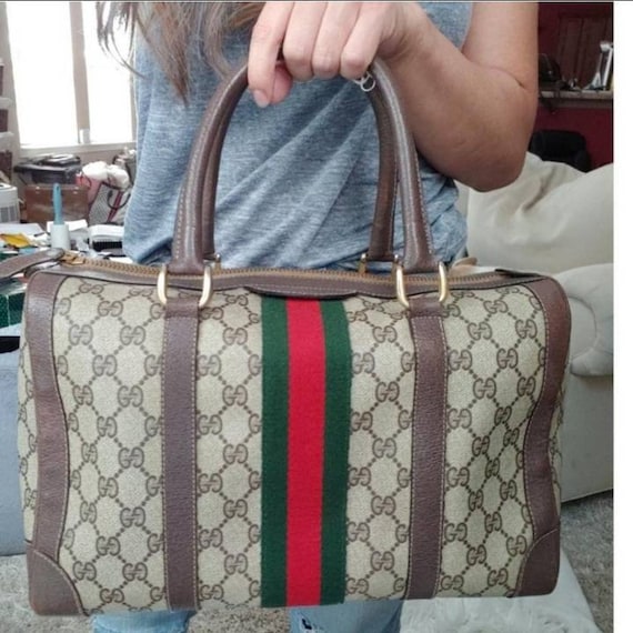 Authentic Vintage Gucci GG Monogram Supreme Sherr… - image 2