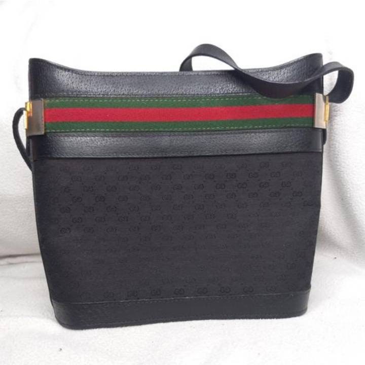 Gucci Micro GG Supreme Web Sherry Line Bucket (Vintage) s-l400.jpg main image 4