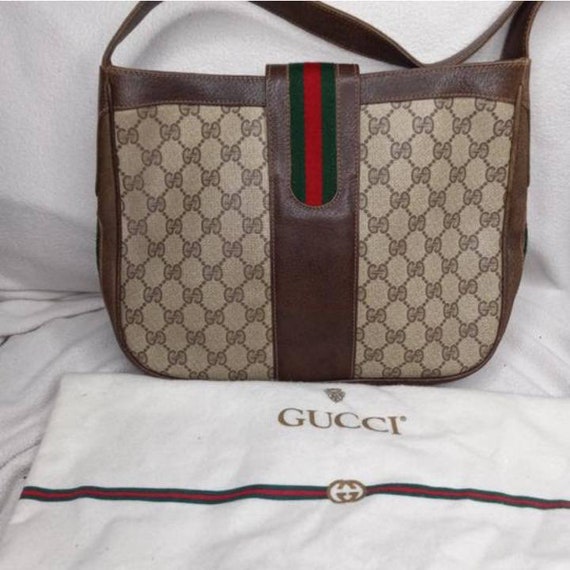 Authentic Vintage Gucci GG Monogram Supreme Sherr… - image 5