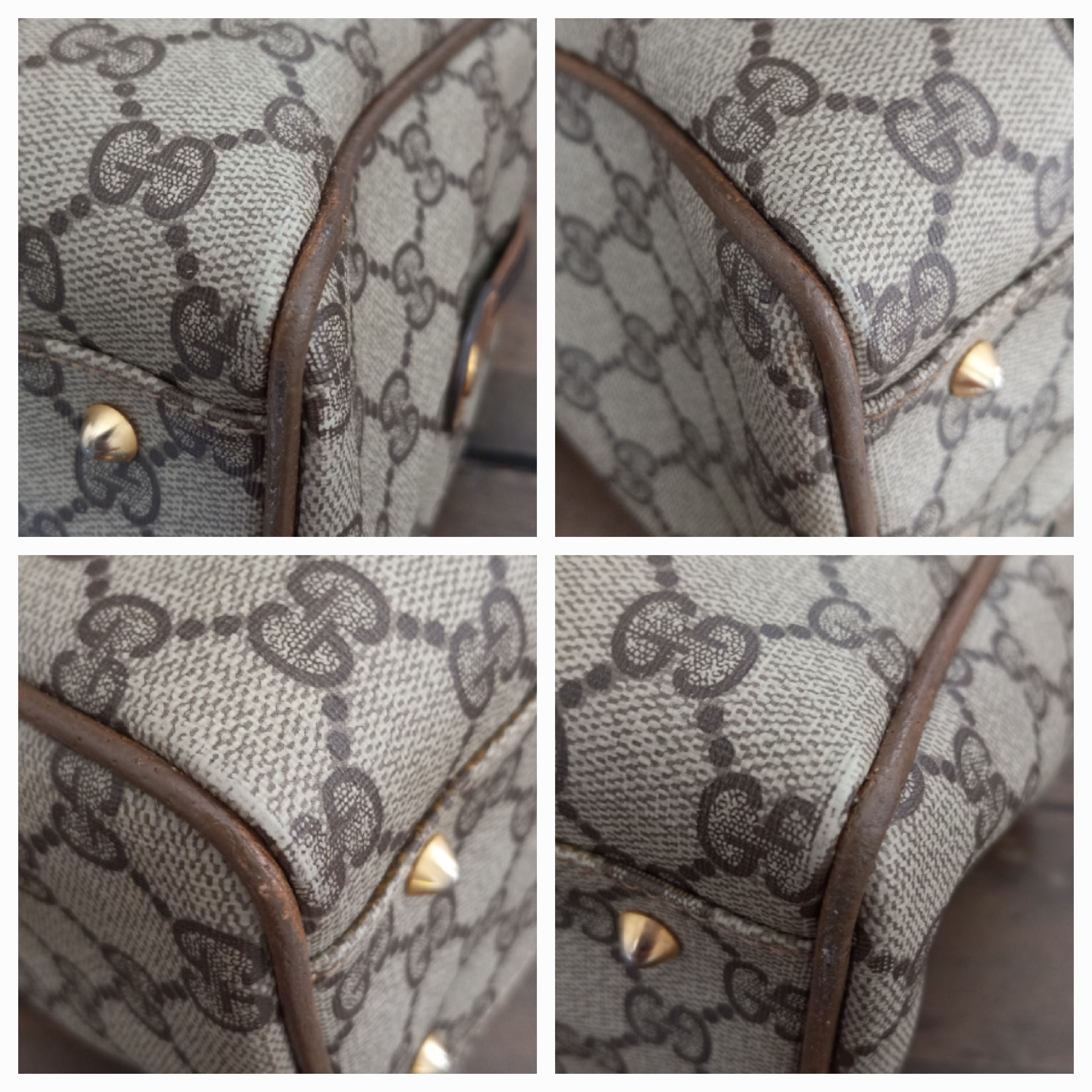 Authentic Vintage Gucci Interlocking GG Monogram Supreme Boston