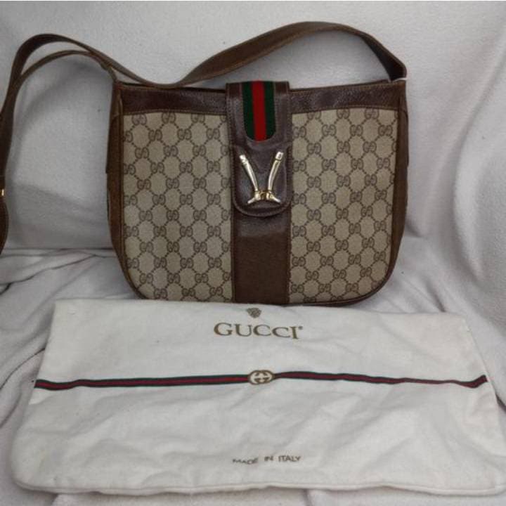 Gucci GG Canvas Sherry Line Crossbody at 1stDibs