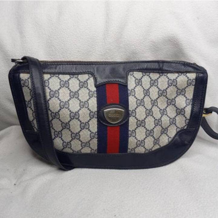 Authentic Vintage Gucci GG Monogram Supreme Sherry Web  display picture 1