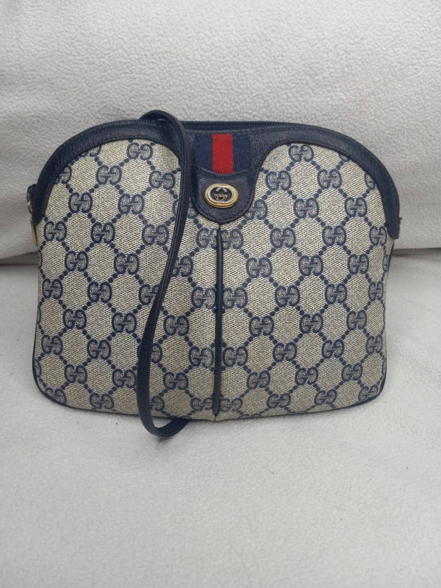 Auth Gucci GG Canvas Monogram Waist Belt Bum Bag Fanny Pack Sherry