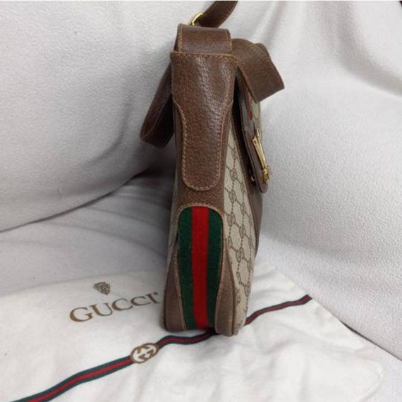 Authentic Vintage Gucci GG Monogram Supreme Sherr… - image 6