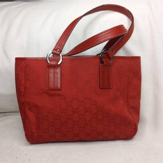 Authentic Gucci GG Monogram Supreme Tote Bag - Gem