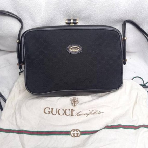 Authentic Vintage Gucci GG Monogram Micro Gucciss… - image 1