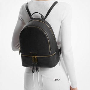 Authentic Michael Kors Rhea Medium Leather Backpack - Etsy display picture 2