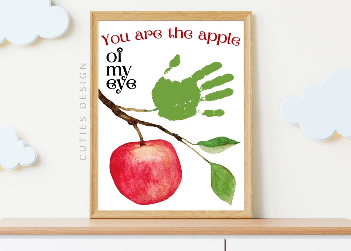 Handprint Art Fall Printable Craft Bundle for Baby Toddler Memory ...
