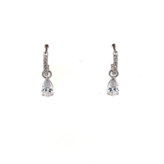 Swarovski attract sale pear earrings