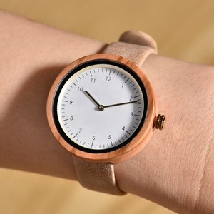 Womens watch, Engraved Watch, Wooden Watches for Women, Birthday gift for girlfriend, Anniversary gift for wife,  Wood Watch, for daughter