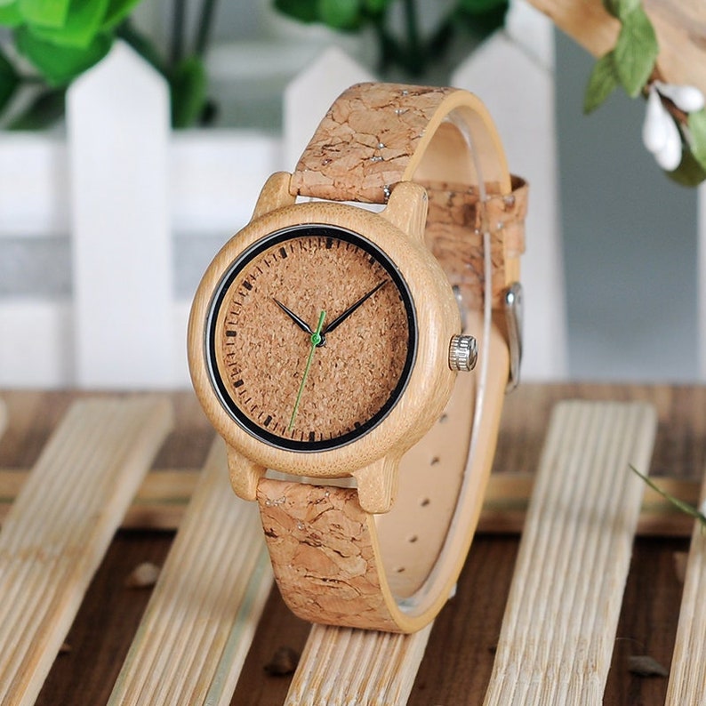 Engraved Bamboo Watches, Wooden Watch for Women, Wood Watch for Men, Personalised Watches, Gift for anniversary Couples watch Womans Watch